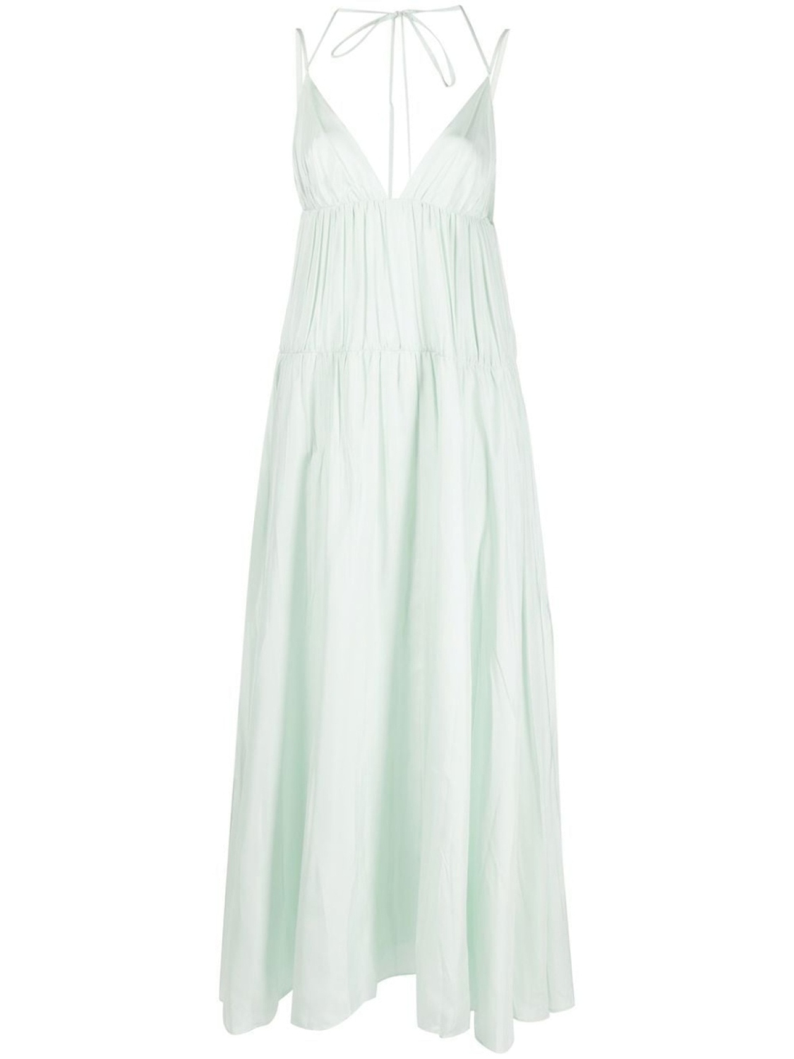 

JOSEPH V-neck spaghetti-strap dress, зеленый