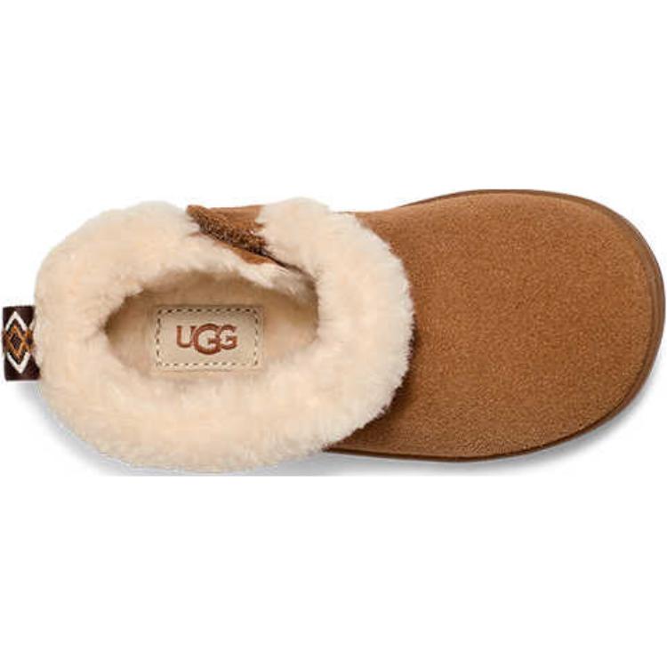 Нескользящие антиударные детские ботинки chestnut для детей 3-7 лет UGG, Chestnut — фото 3