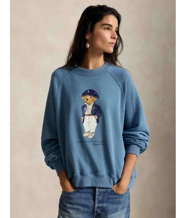 Женский пуловер Relaxed Fit Polo Ralph Lauren, синий