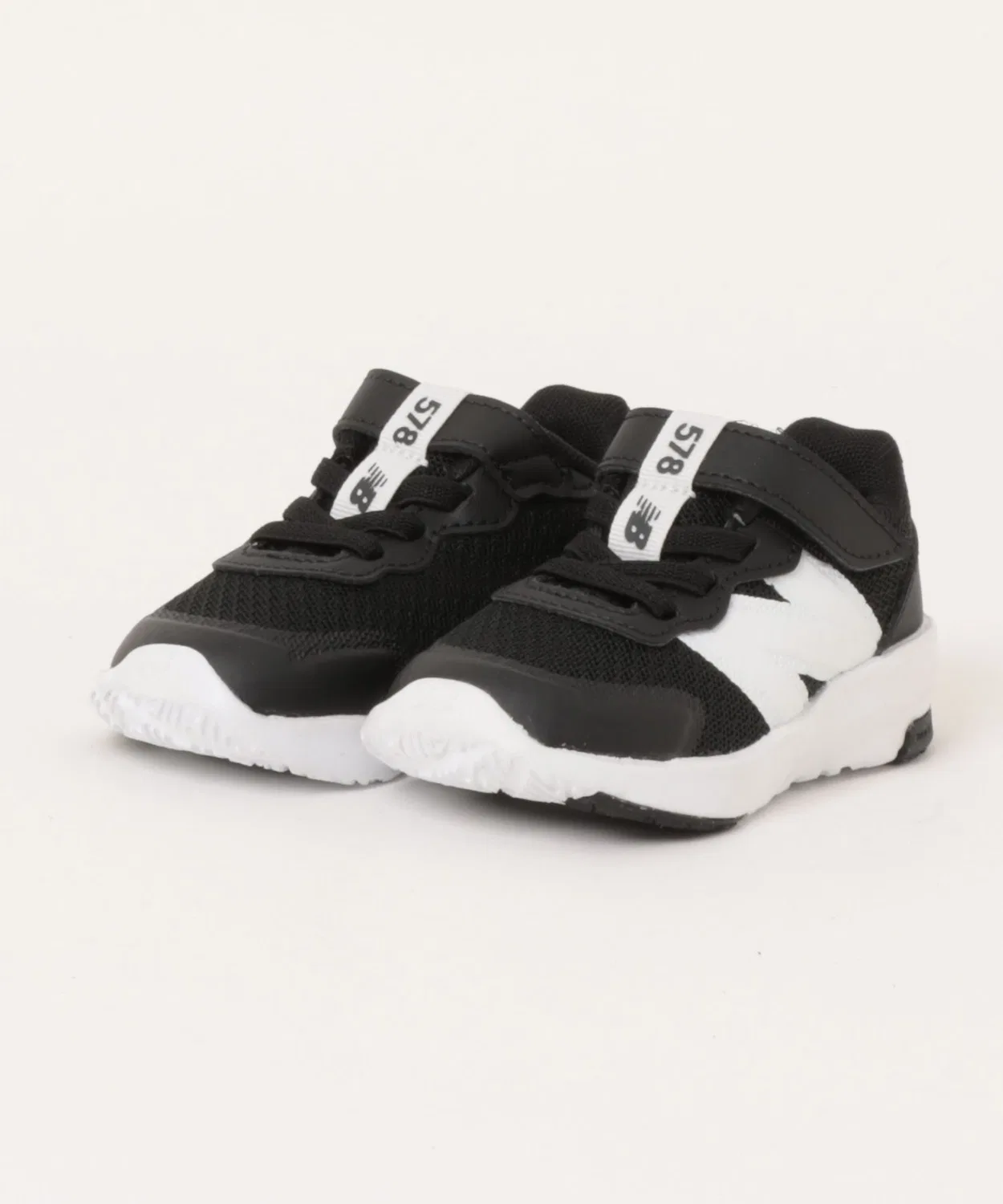 Детские кроссовки для малышей с ремешком IT578 New Balance, Black/White