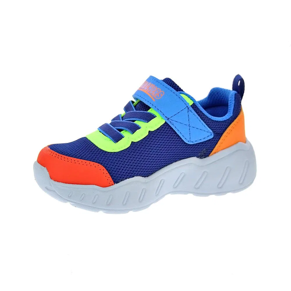 Детские кроссовки из сетки Play Scene Skechers, Темно-синий — фото 2