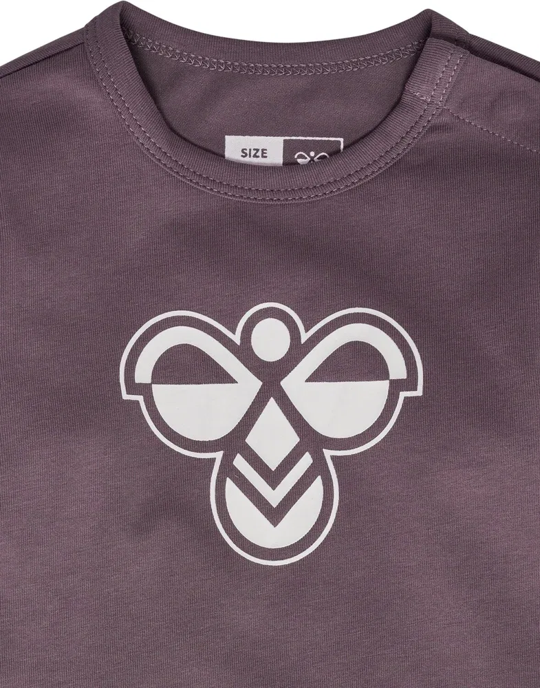Боди с длинным рукавом Hmlmini Logo Body L/S Hummel, розовый — фото 3
