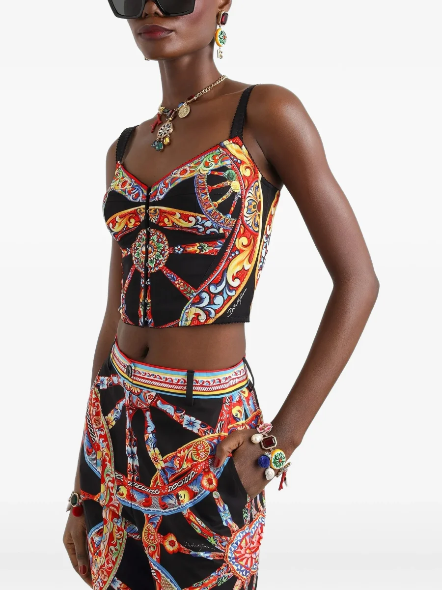 Топ Dolce & Gabbana Carretto, разноцветный