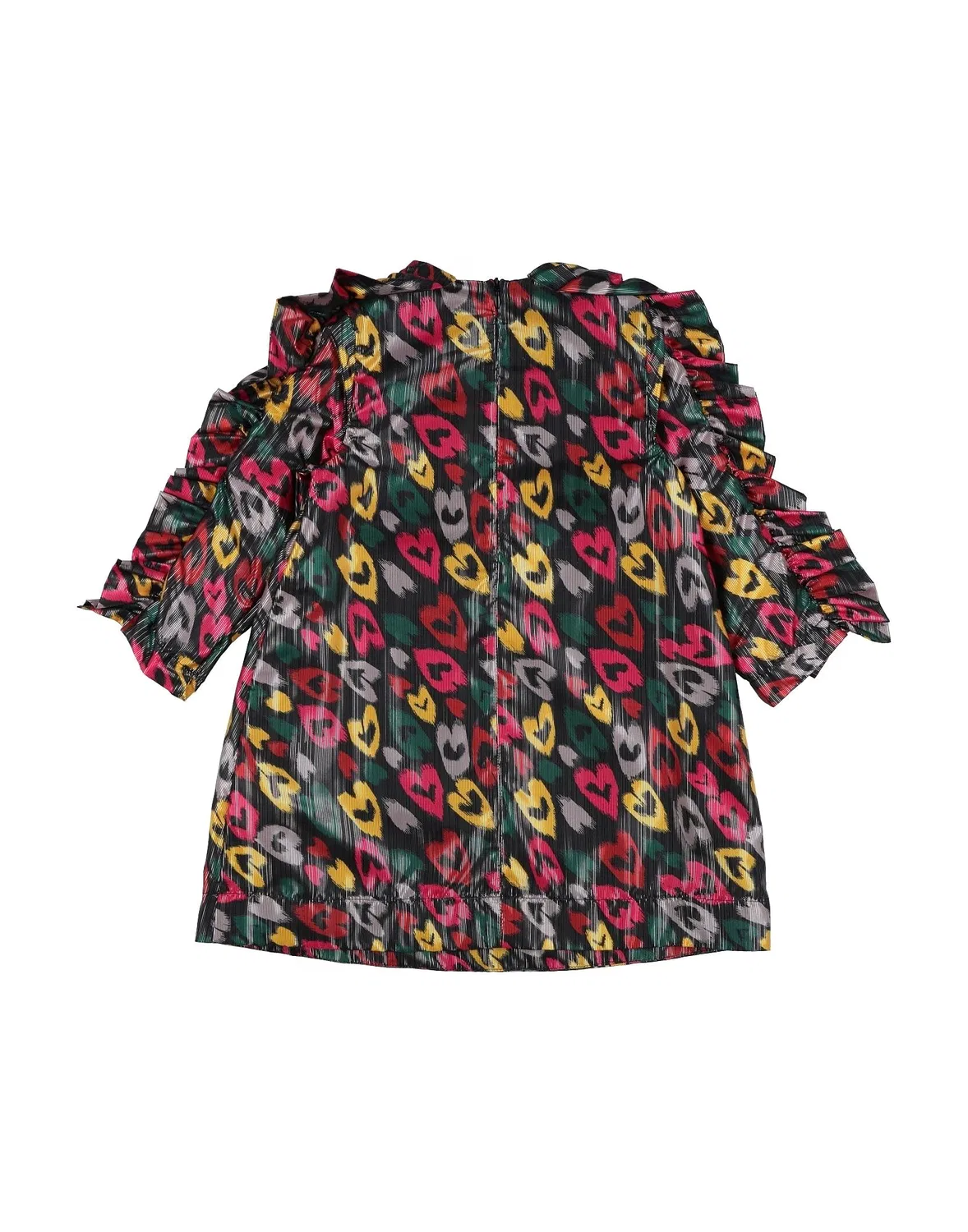 Детское платье для девочек с принтом Stella Mccartney Kids, черный — фото 2