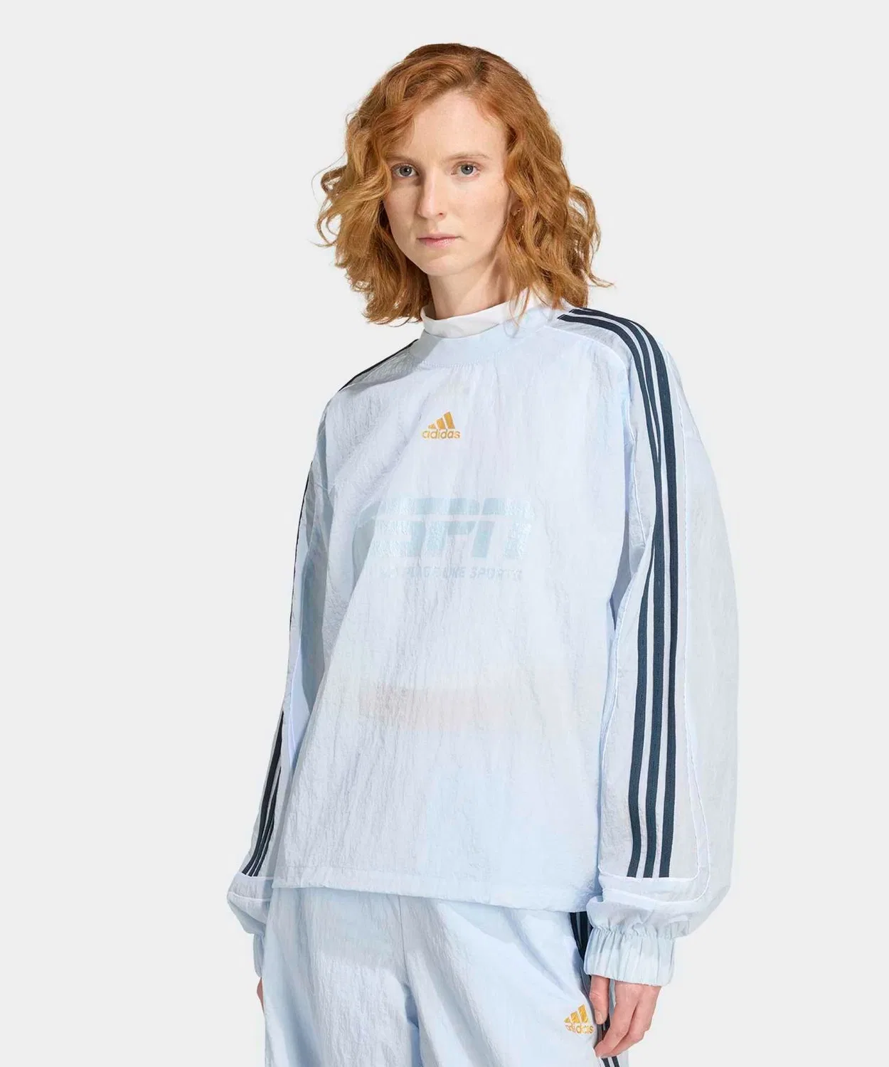 Женский свитшот свободного кроя с длинным рукавомTeam Geist 2.0 Adidas, Blue
