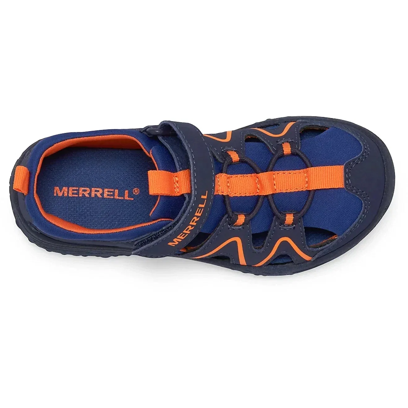Детские сандалии для девочек с закрытым носом Merrell Hydro Explorer MK266963, синий — фото 3