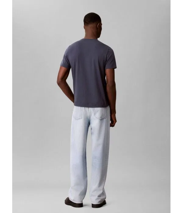 Мужская футболка хлопковая Calvin Klein, Blu Marino — фото 3