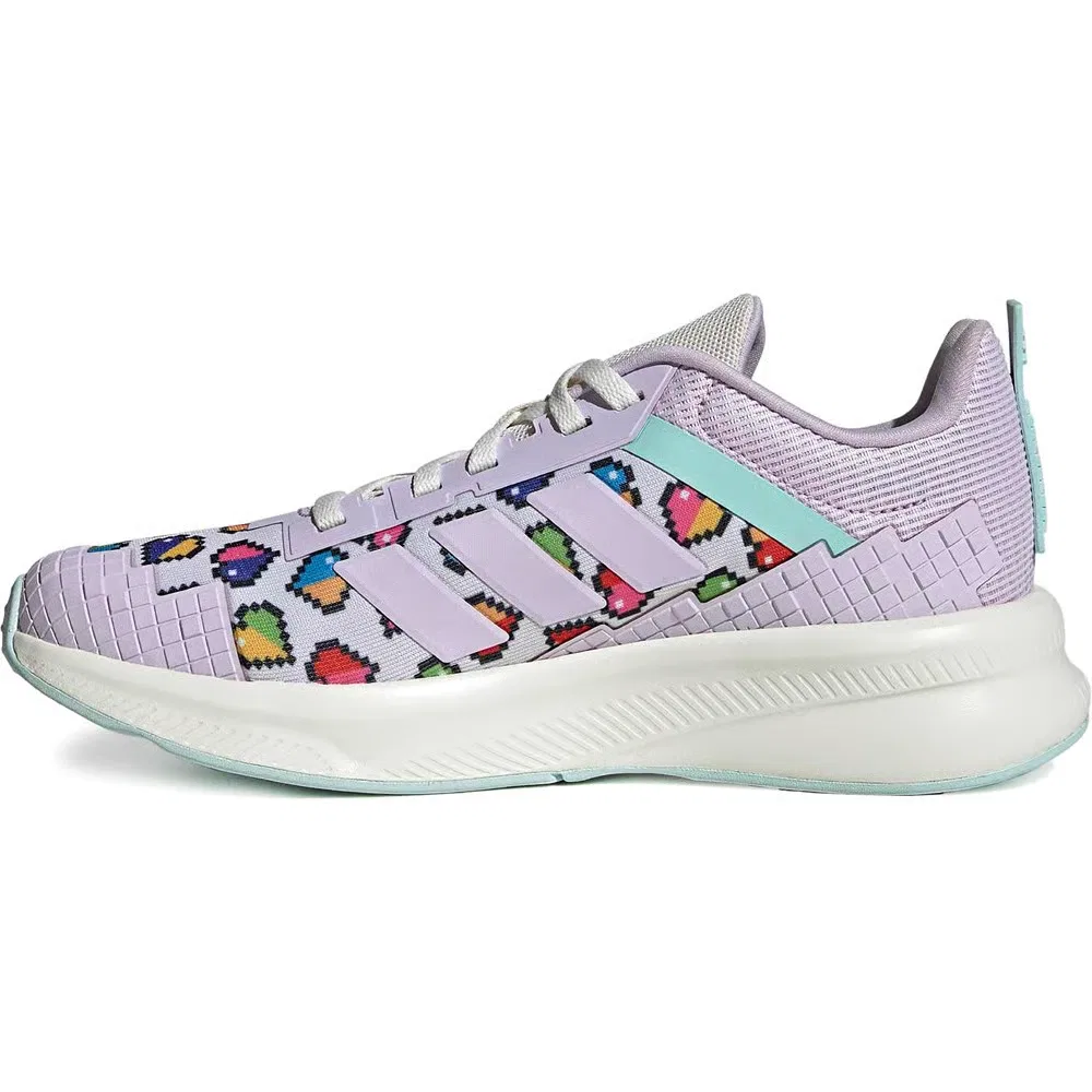 Детские кроссовки для бега Minecraft Fortarun 4.0 Adidas, Purple/Purple/Purple — фото 3