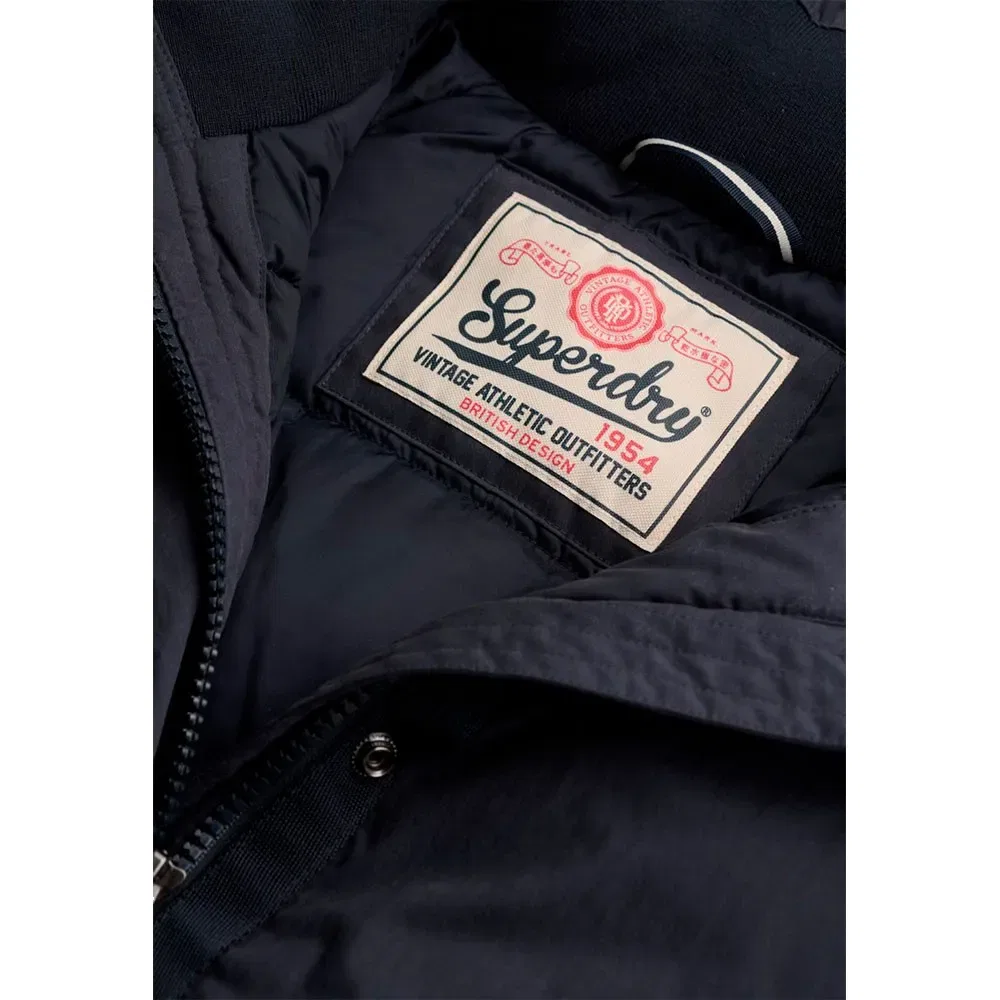 Женская куртка с утеплителем Cotton Padded Shell Superdry, Blue — фото 4