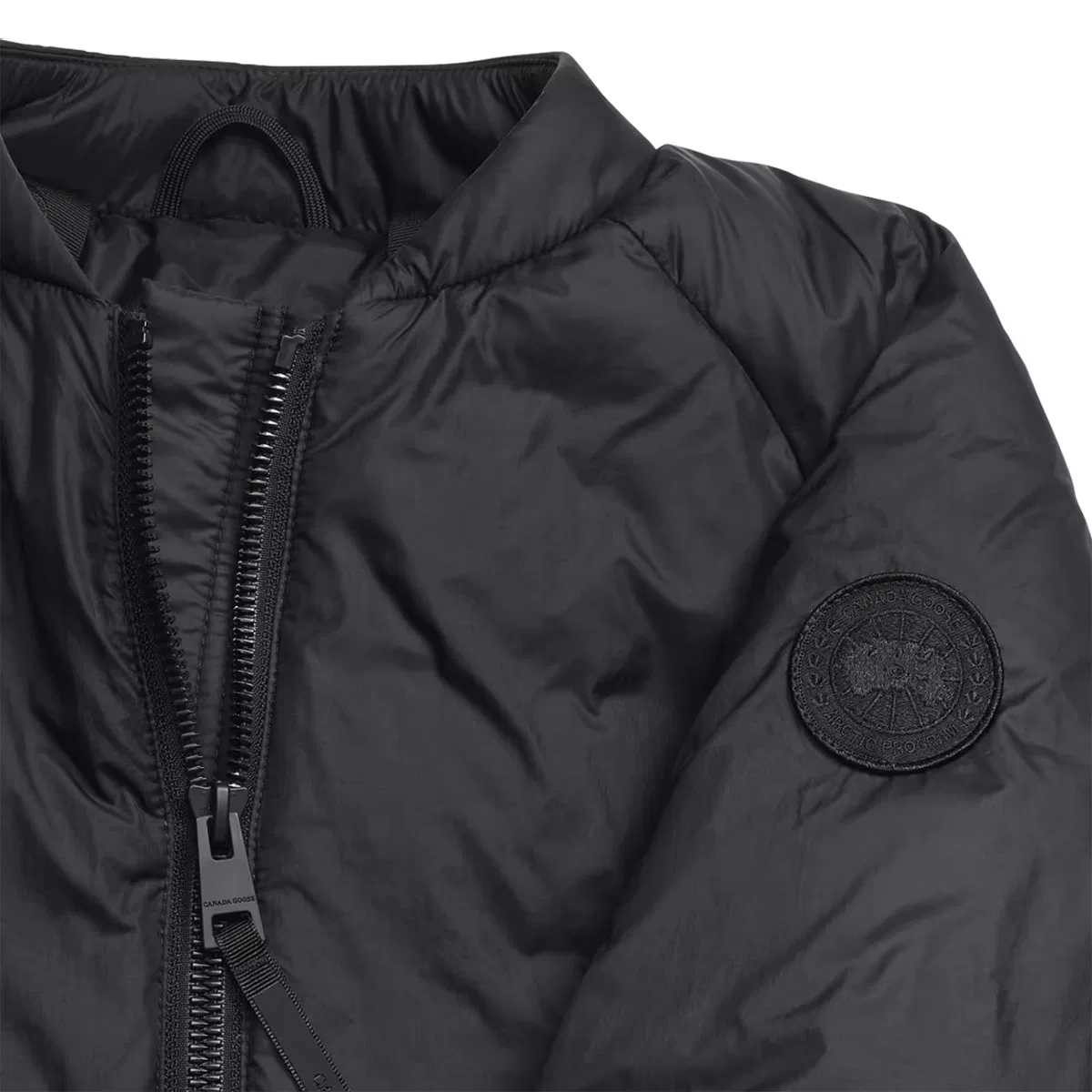 Женская куртка-бомбер из переработанного полиамида Canada Goose, черный — фото 4