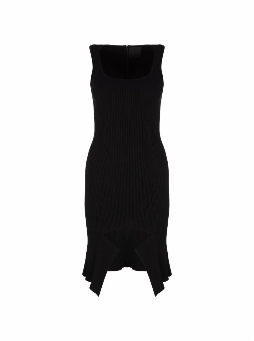 

Трикотажное платье с разрезом Givenchy