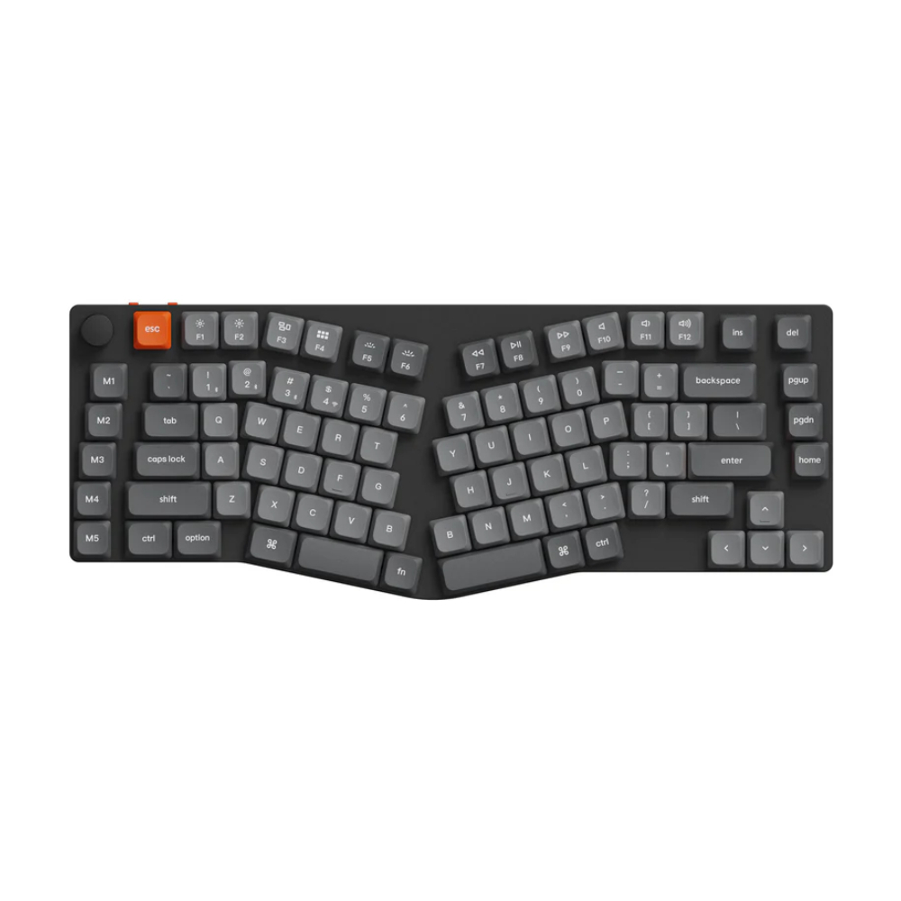 

Клавиатура механическая Keychron K15 Max, Gateron MX2.0 Brown Tactile, Белая подсветка, черный, ANSI-раскладка