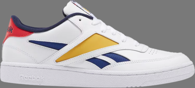 Лимитированные кроссовки club c revenge mark 'vector logo - white gold' Reebok, белый - фото