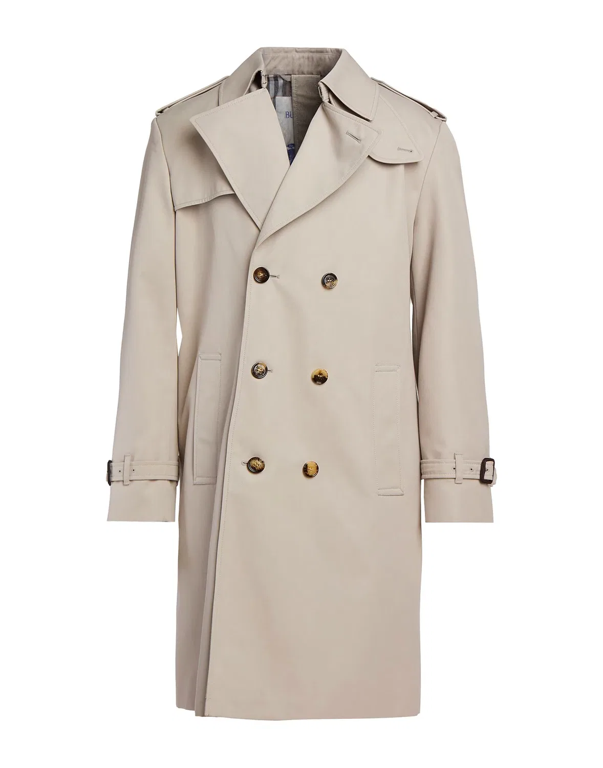 Мужское тренчкот из твила Burberry, светло-серый