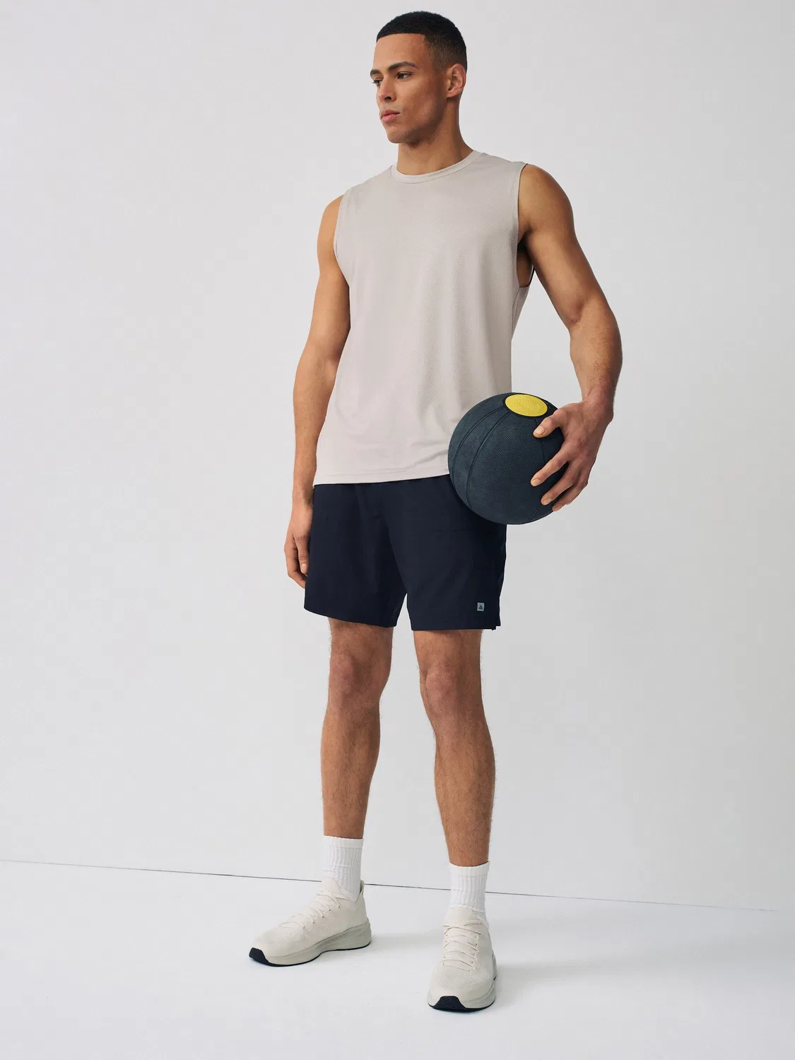 Майка тренировочная Active Gym Textured Next, Neutral Stone — фото 2