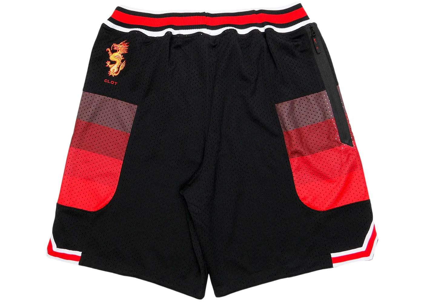 Мужские шорты с принтом Short Nike, Black/University Red/White — фото 2