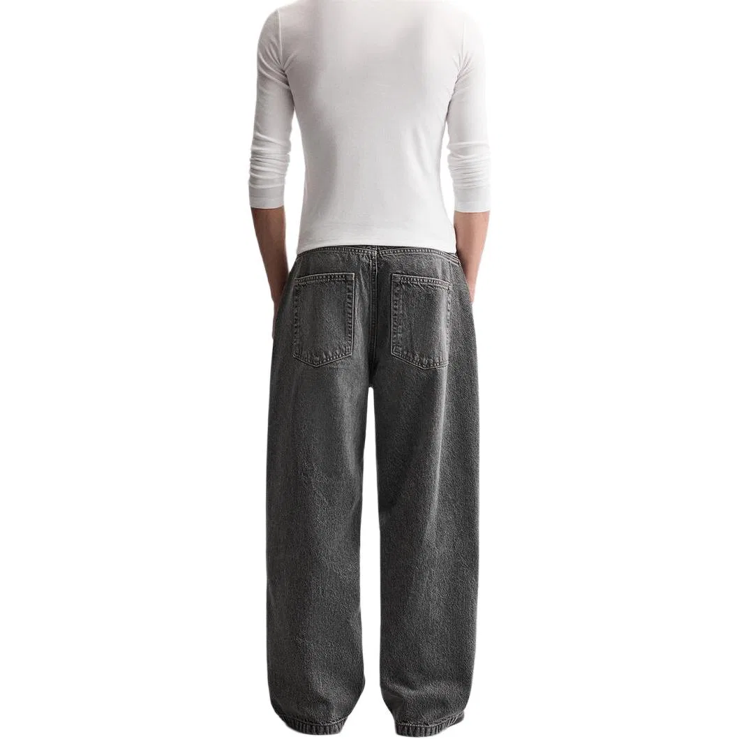 Мужские джинсы из коллекции Valentine's Day Collection SS25, цвет Carbon, ZARA — фото 4