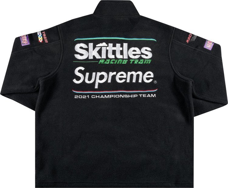 

Куртка Supreme x Skittles x Polartec Jacket 'Black', черный