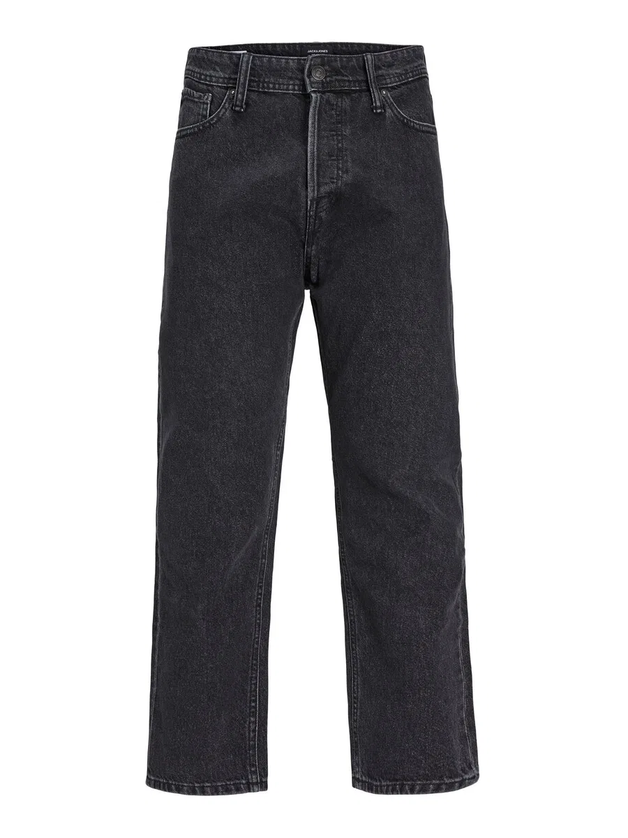 Джинсы Jack & Jones Junior Baggy Jeans 'JJIAlex JJOriginal' из черного денима