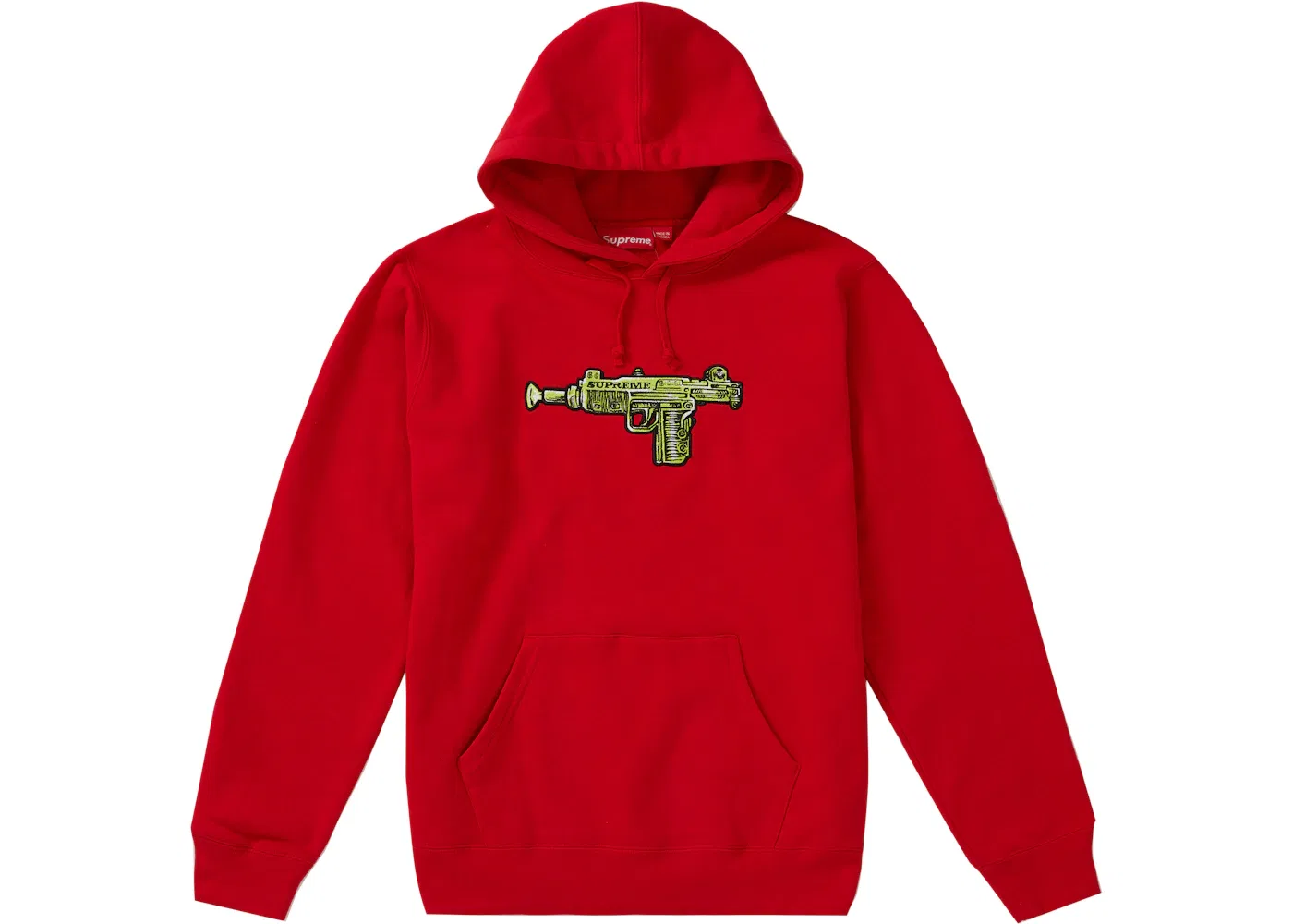 Мужская худи с принтом Supreme Toy Uzi, Red