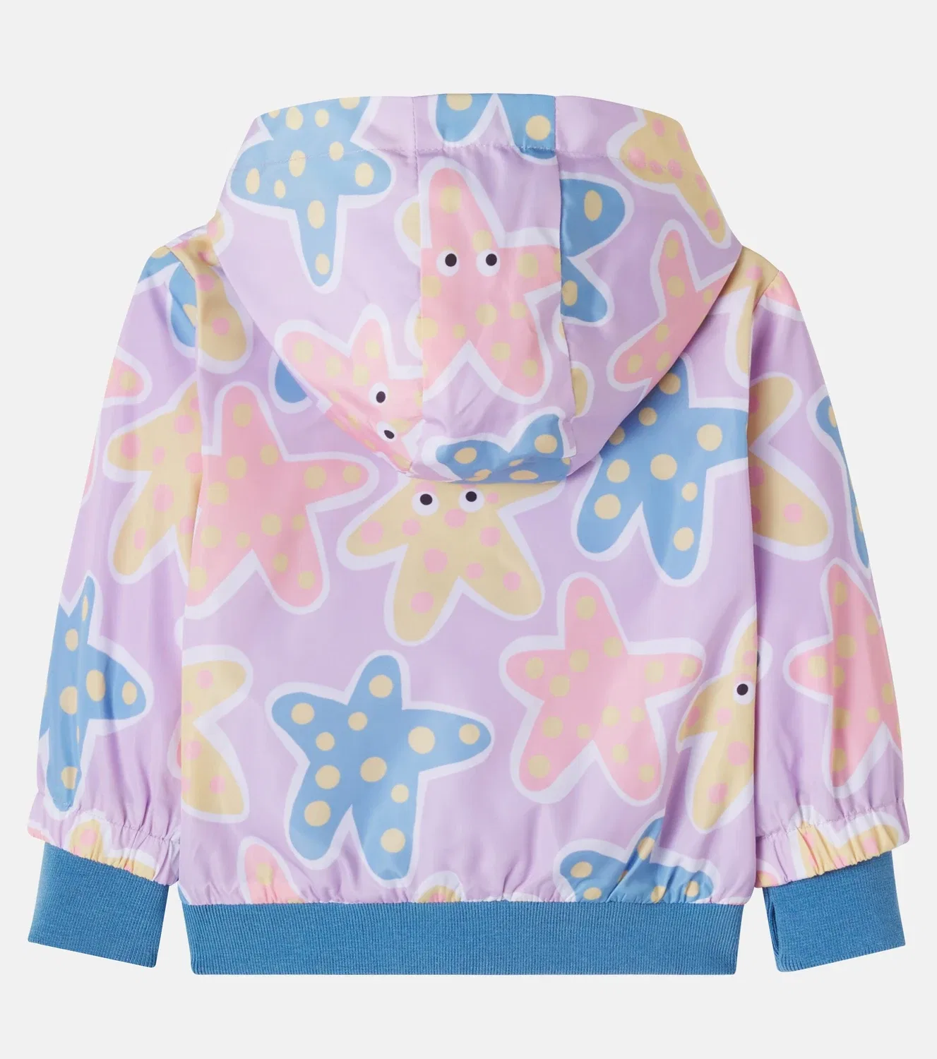 Легкая куртка с принтом Stella Mccartney Kids, фиолетовый — фото 2