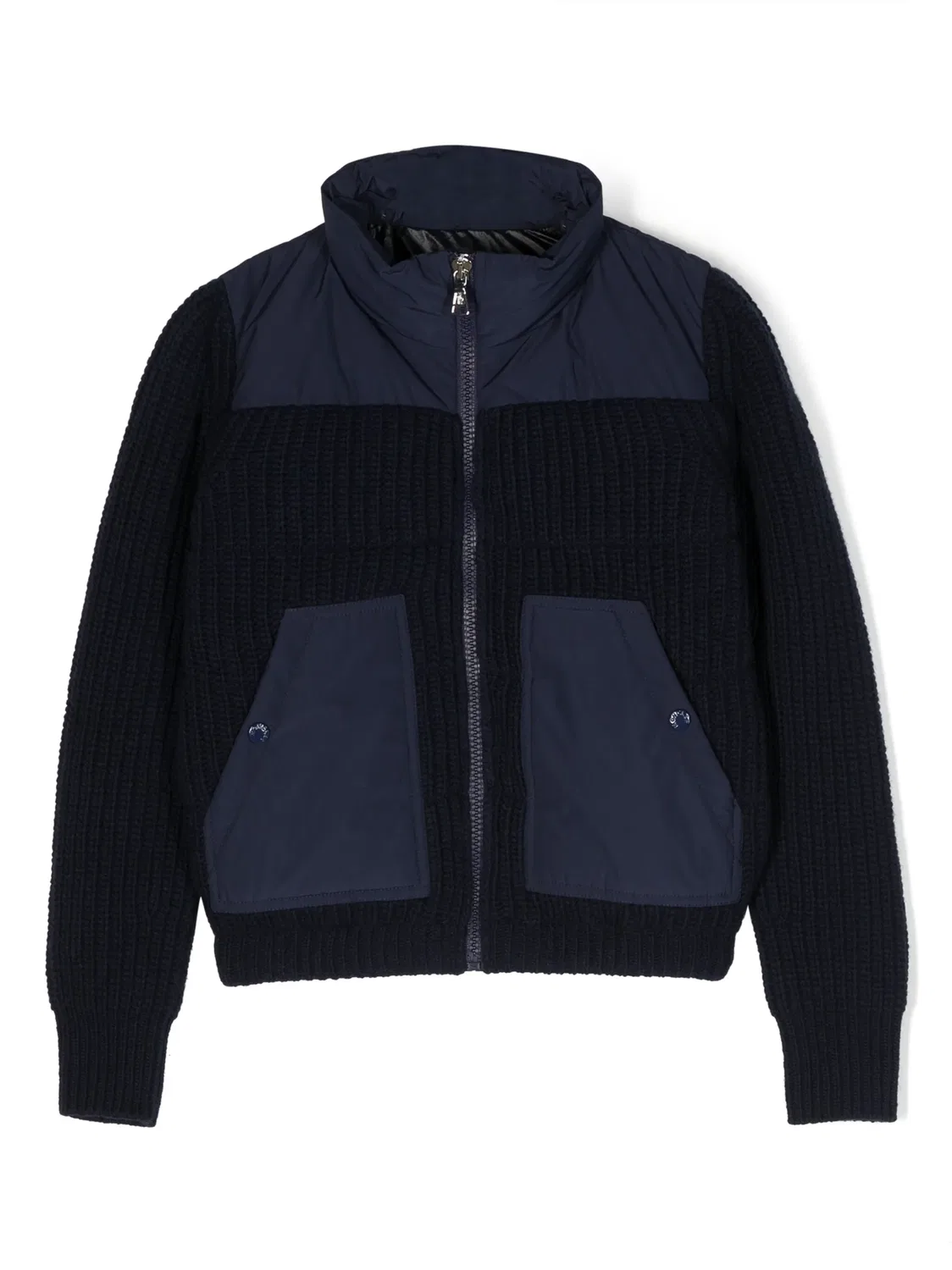 Куртка с флисом и застежкой на молнии Moncler, синий
