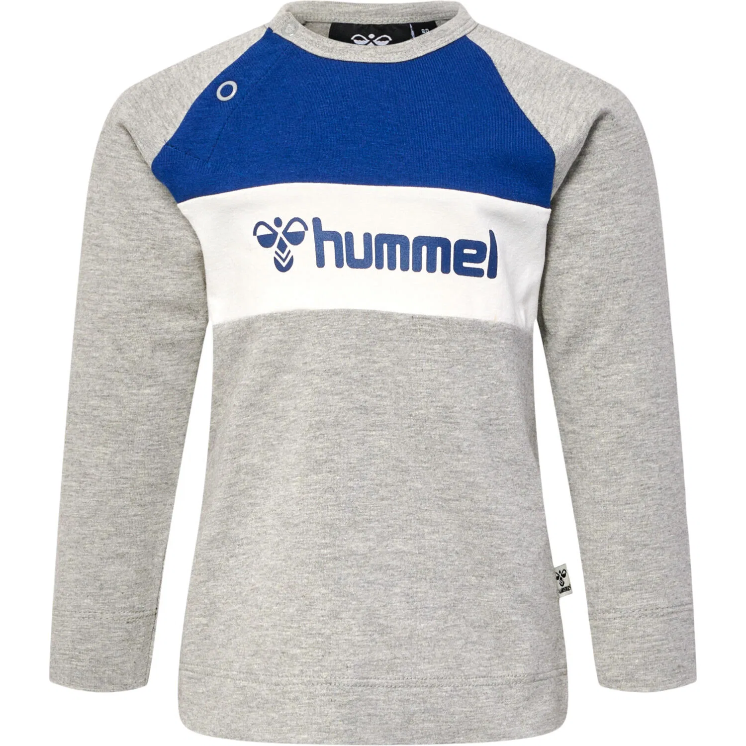 Детское лонгслив с длинным рукавом hmlMurphy Hummel, Grau Asphaltgrau