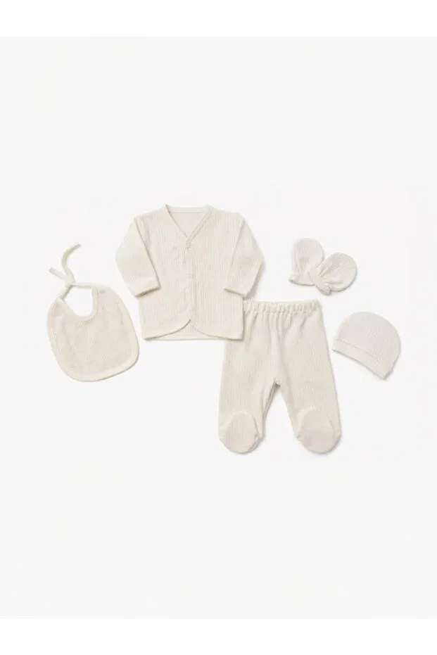 Детский комплект для новорожденных хлопковый Gleamy, White — фото 3