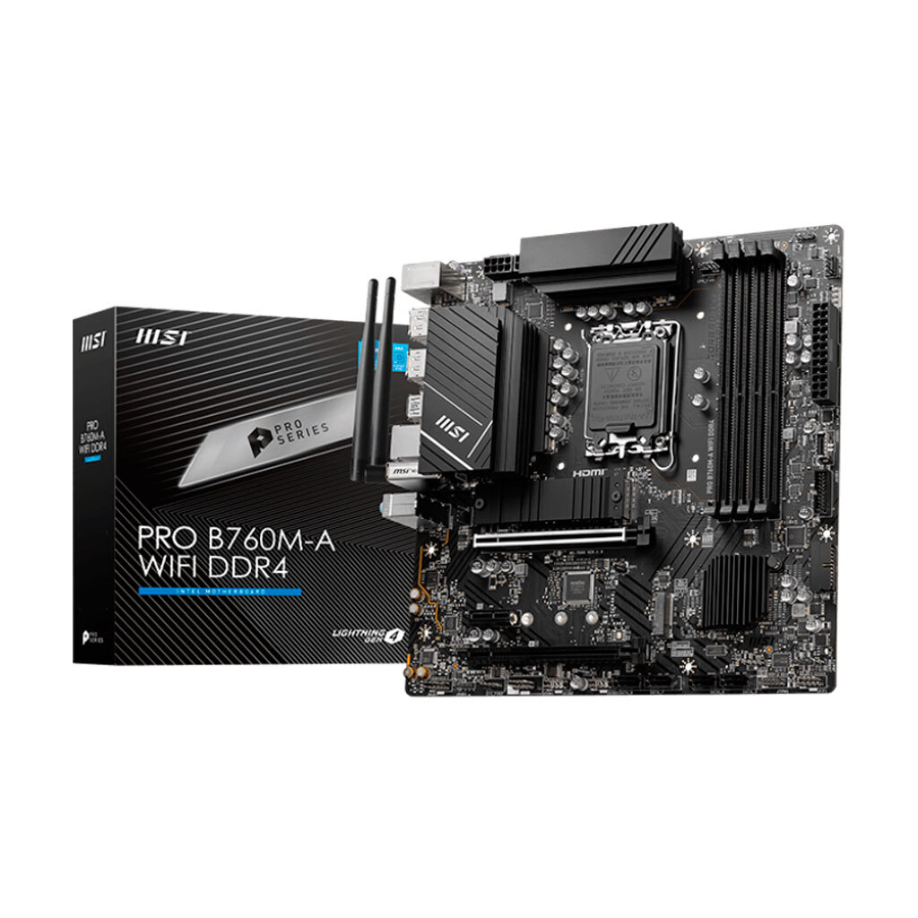 

Материнская плата MSI PRO B760M-A WIFI DDR4, LGA 1700