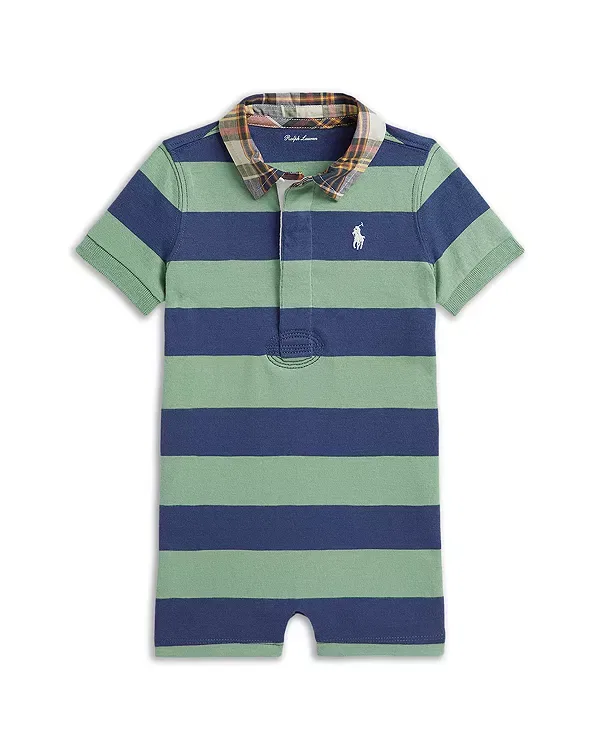 Детский комбинезон для мальчиков с полосатым принтом Ralph Lauren, мультиколор