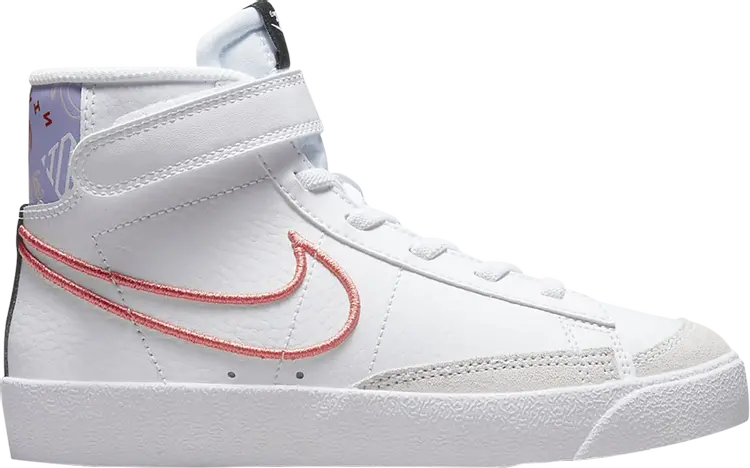 

Кроссовки Nike Blazer Mid '77 SE PS 'Playful Branding - White', белый