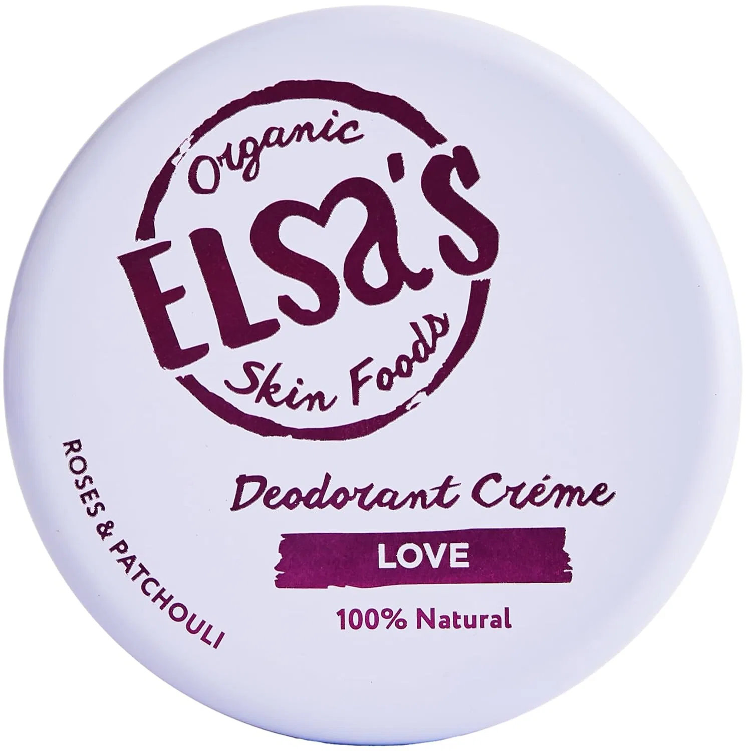 Дезодорант кремовый Rose, Elsa's Organic Skin Foods, 50 г