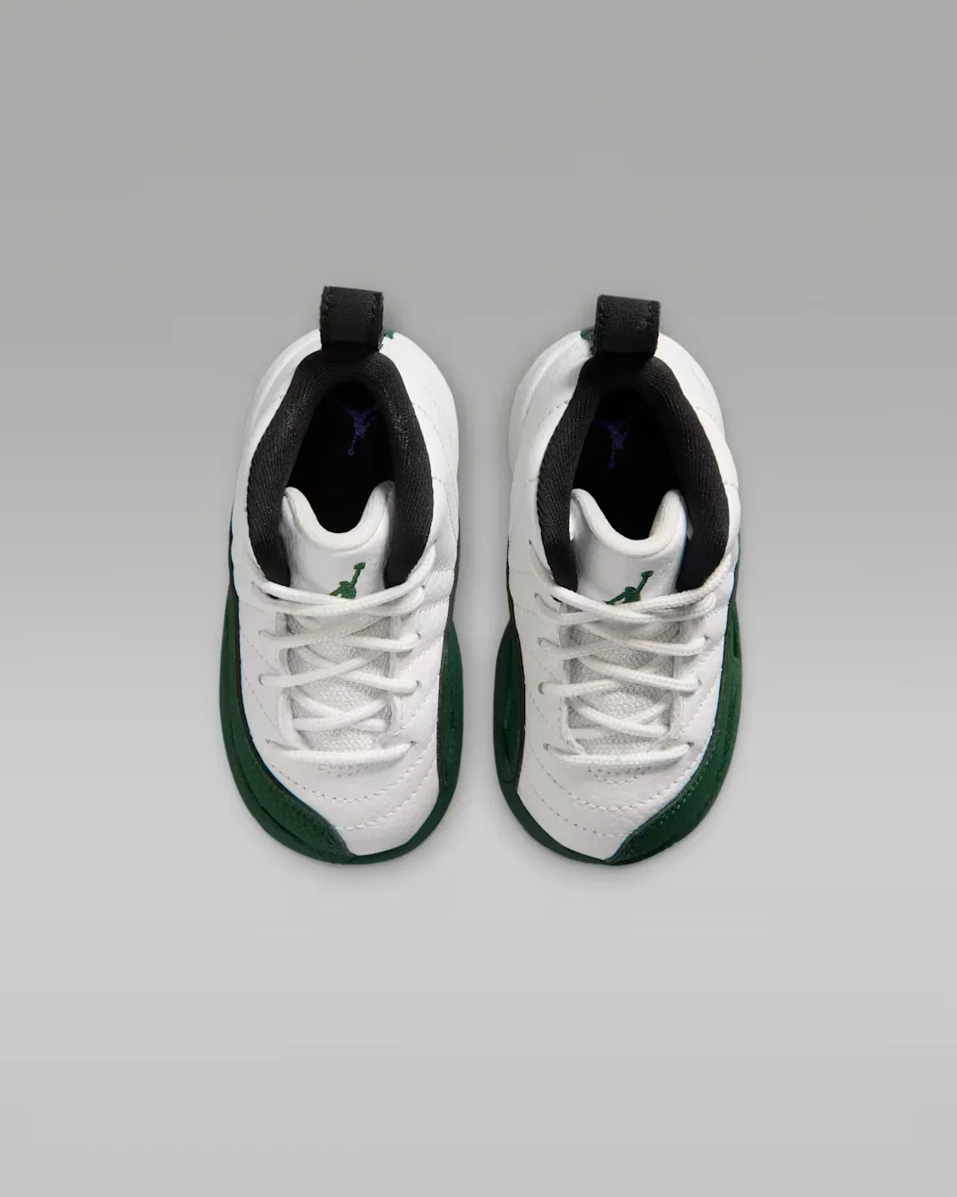 Детская/подростковая обувь Jordan 12 Retro "Idols Become Rivals", Summit White/Fierce Purple/Fierce Purple/Gorge Green — фото 4