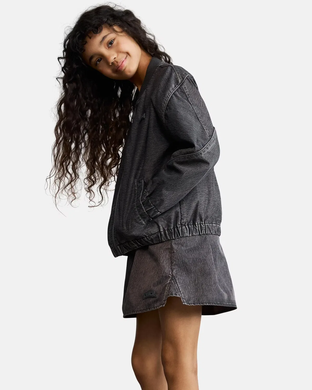 Детская юбка для девочек с эластичным поясом Desigual, Gris — фото 3
