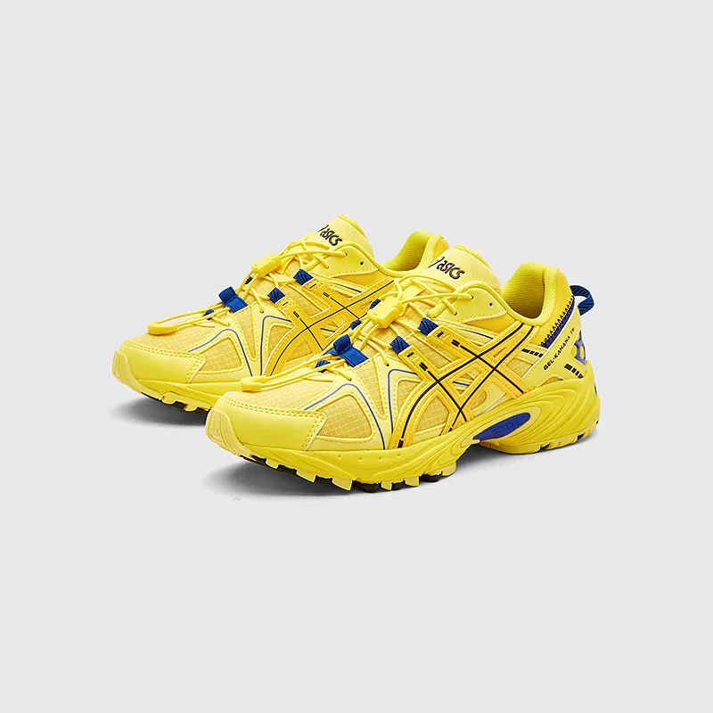 Детские кроссовки для бега с синтетическим верхом ASICS, Черный — фото 3