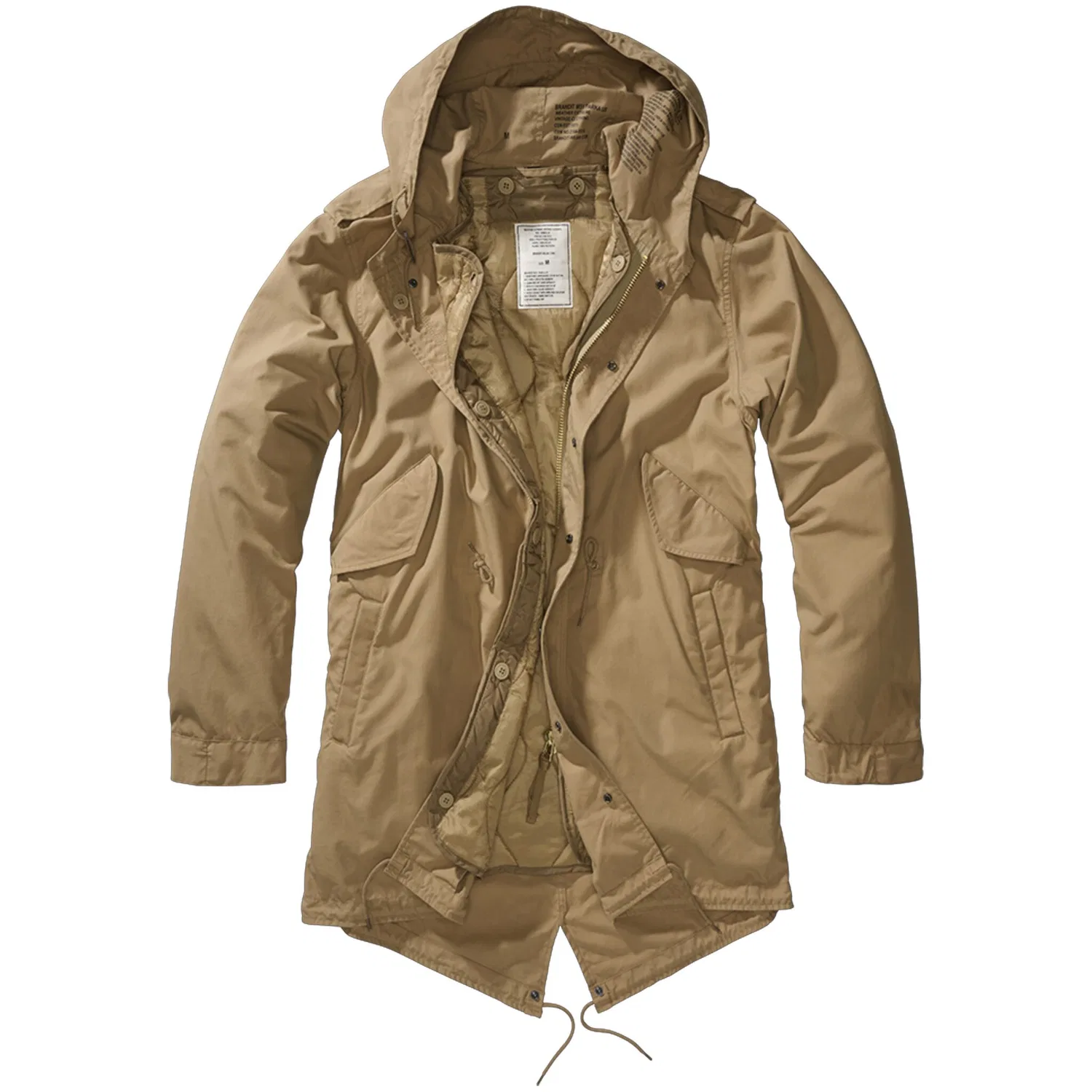 Мужская зимняя парка M51 Brandit, Camel