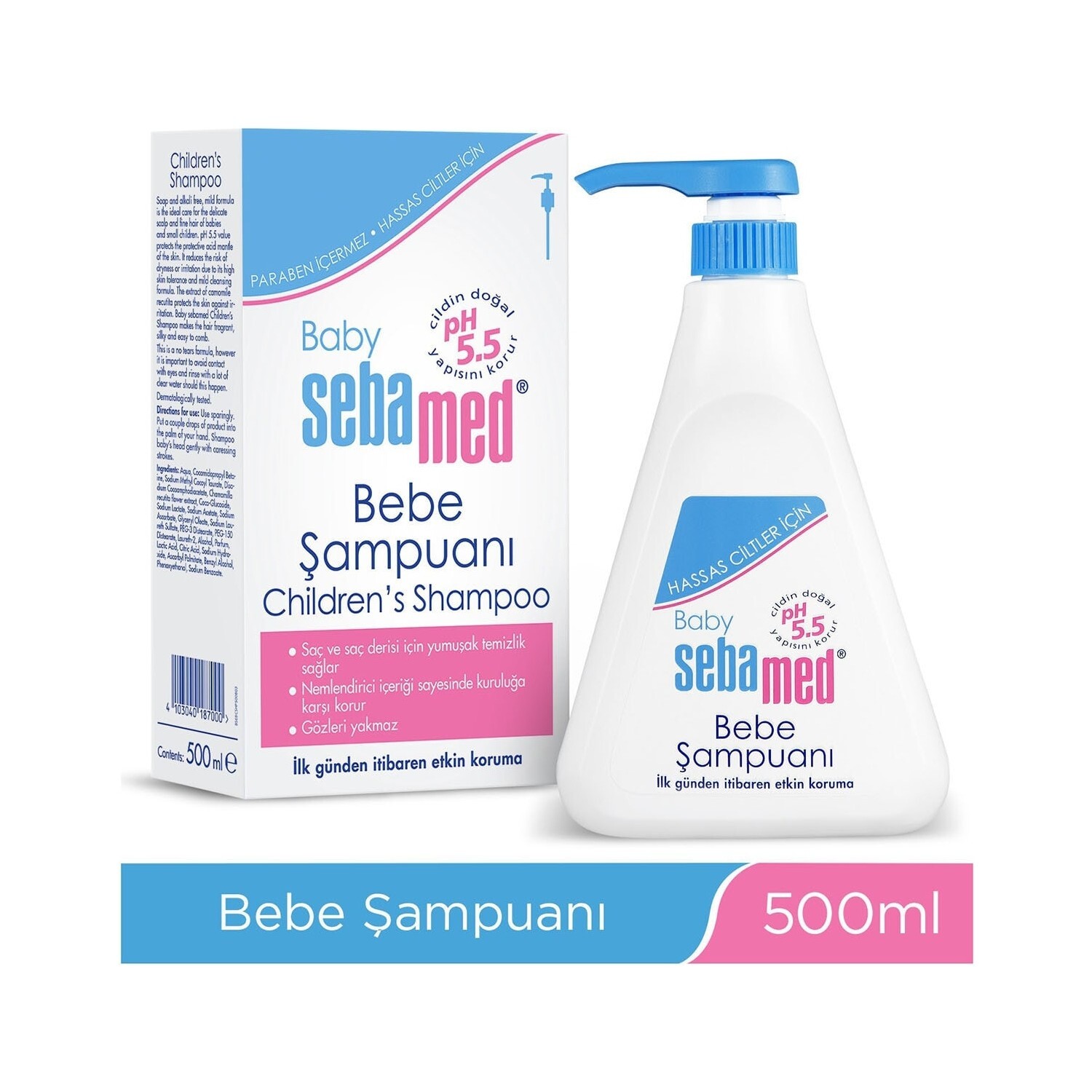 

Детский шампунь Sebamed Baby, 500 мл