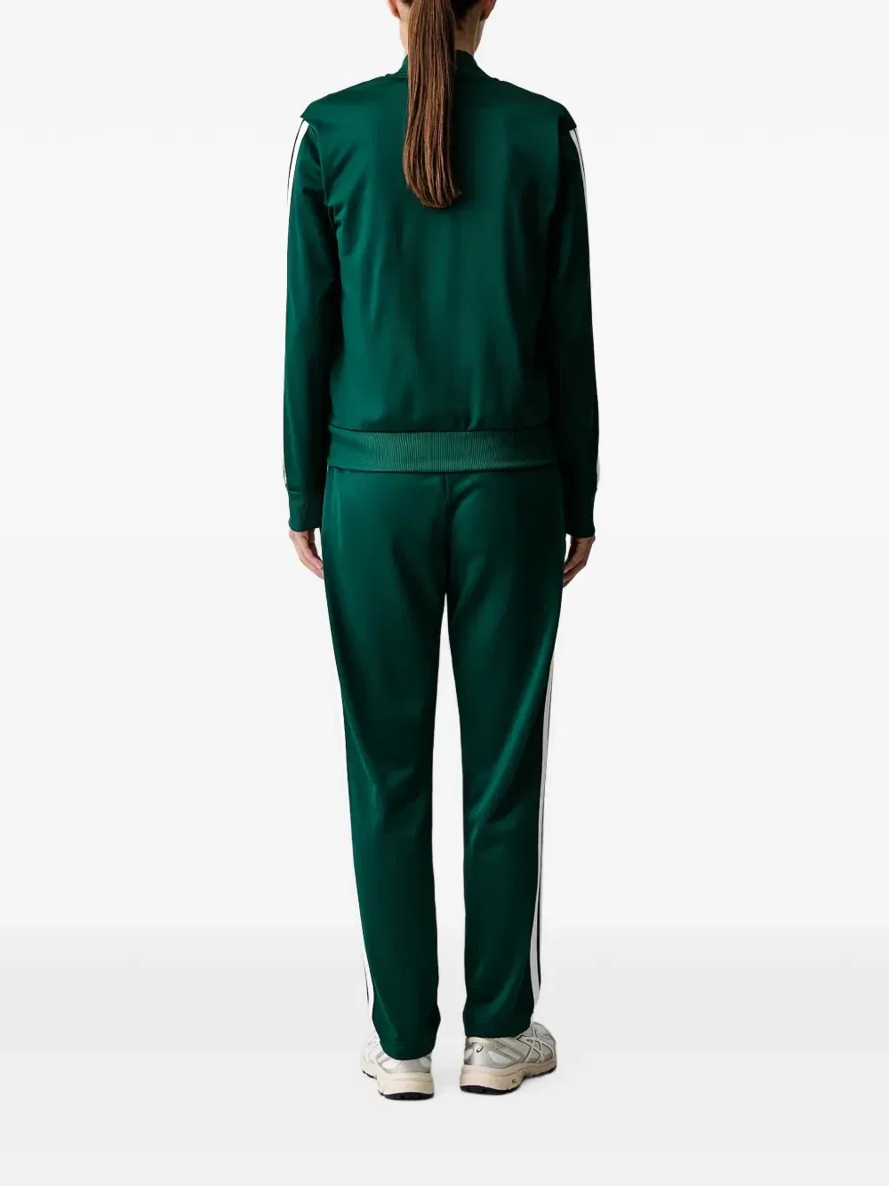 Спортивный костюм Dayready с боковыми полосками Adidas, зеленый — фото 4
