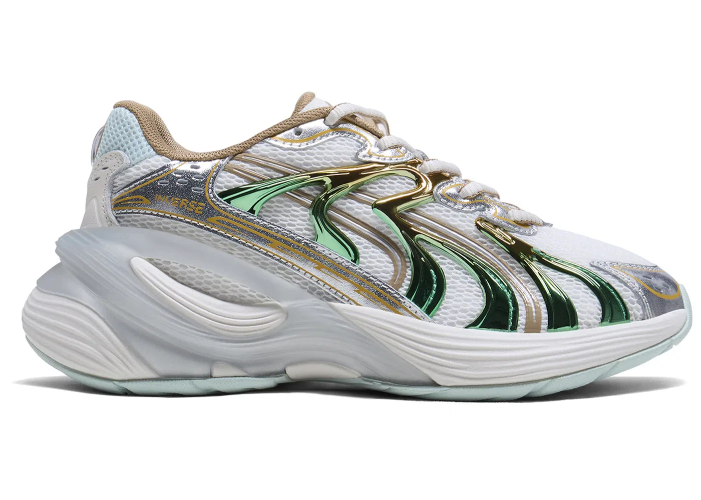 Детские кроссовки Puma Inverse Rev, Warm White/Archive Gold/Peaceful Blue