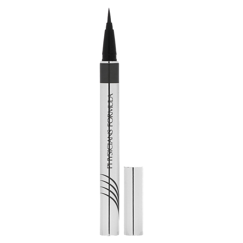 

Physicians Formula, Ультратонкая жидкая подводка для глаз, PF10683, черная, 0,5 мл (0,016 жидк. унц.)