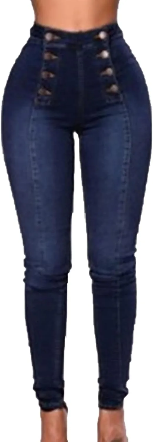 

Женские джинсы с высокой талией и зауженным кроем