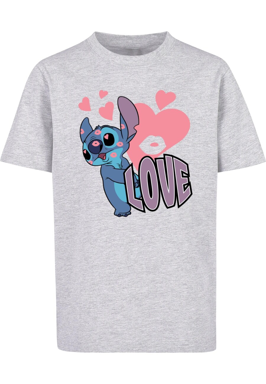 

Рубашка ABSOLUTE CULT Lilo And Stitch - Love Hearts, светло-серый