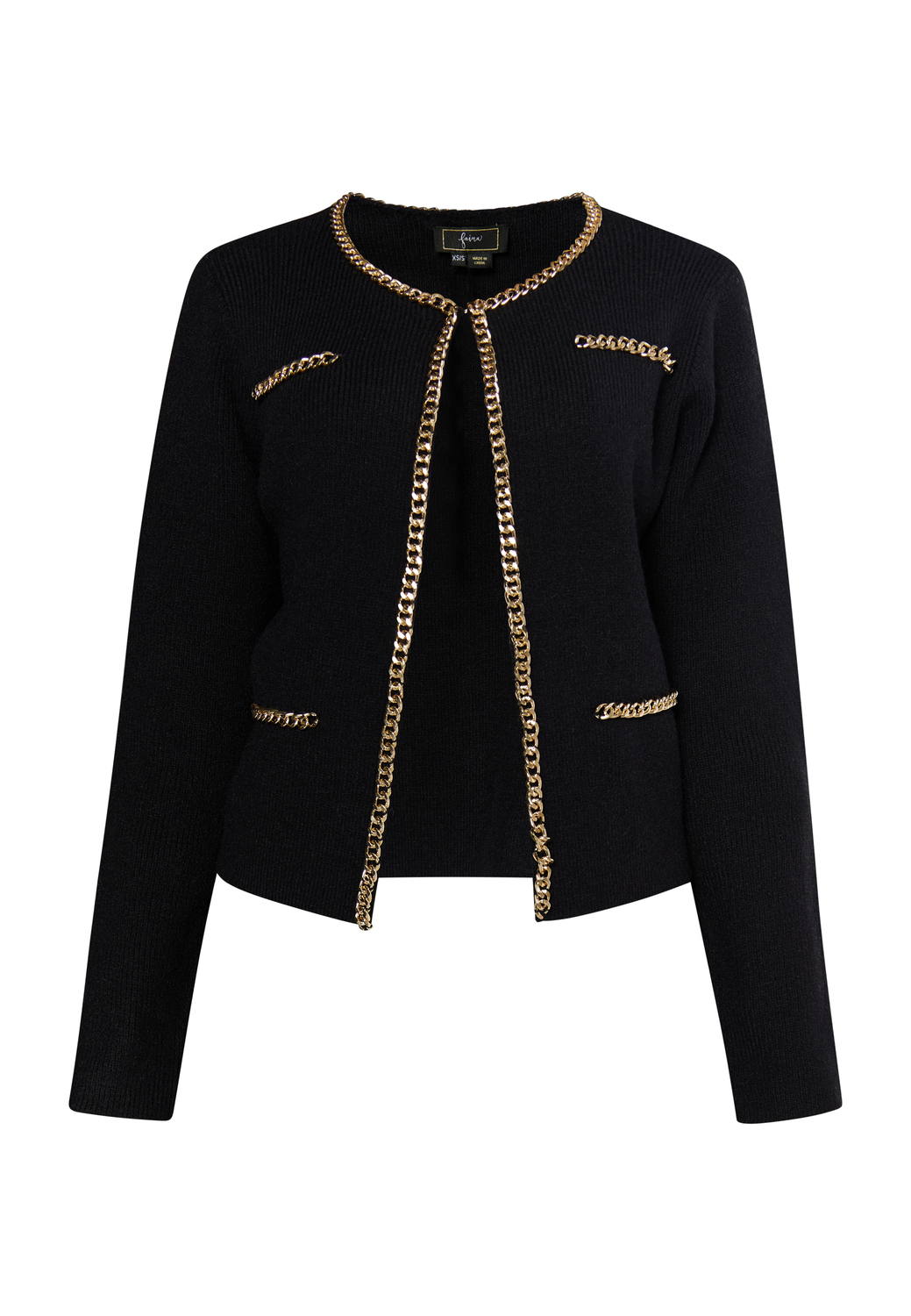 

Толстовка faina Strickjacke, черный