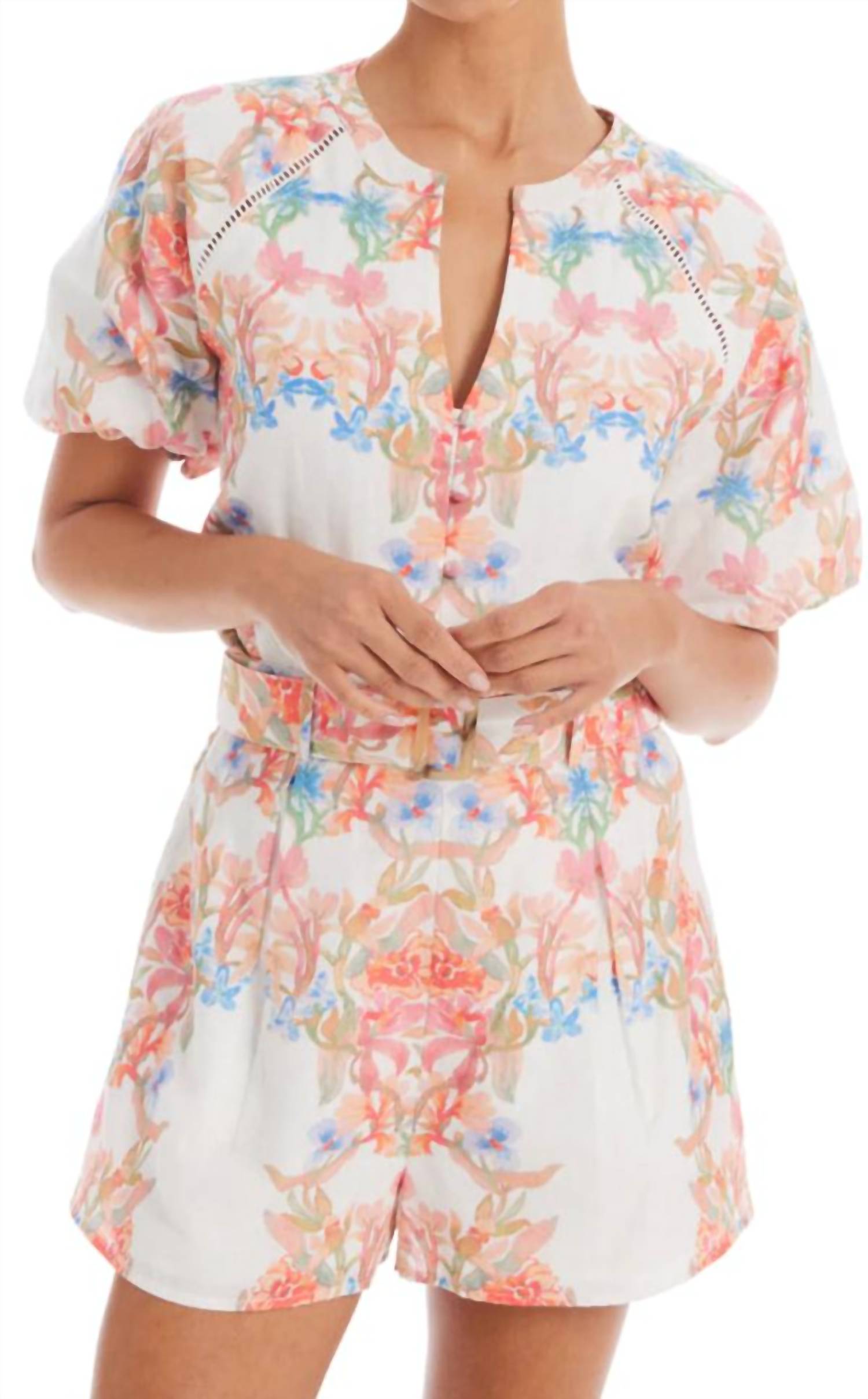 

Шорты Tracy Short In Floral ALLISON NEW YORK, Floral