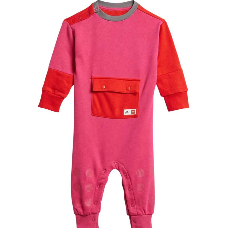 

Детский комбинезон Adidas, красно-розовый