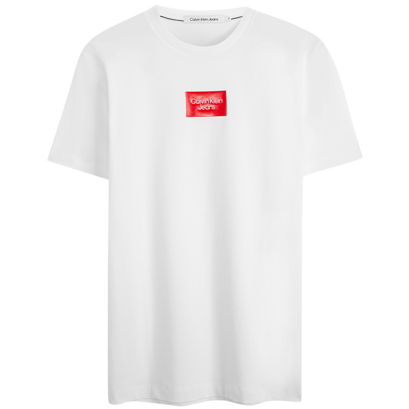 

Футболка CALVIN KLEIN мужская лунный белый, YAF-Moon White