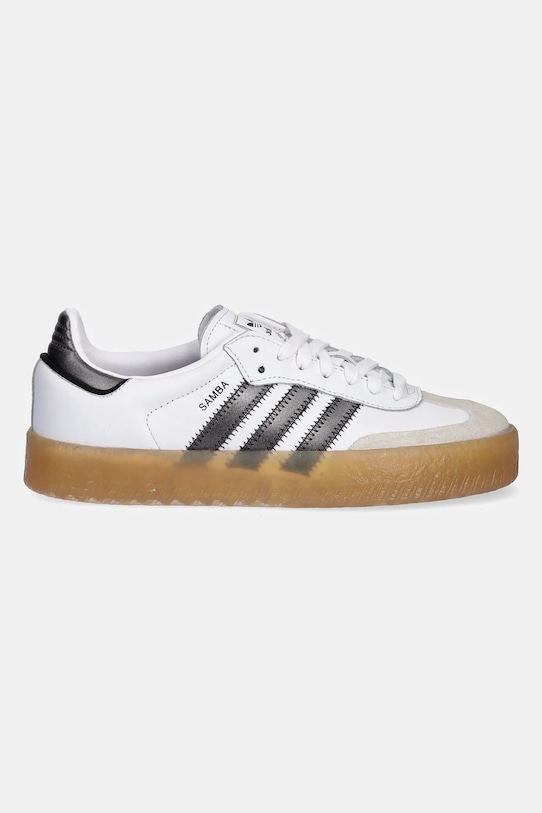 Кроссовки из нубука Sambae Adidas Originals, белый — фото 2