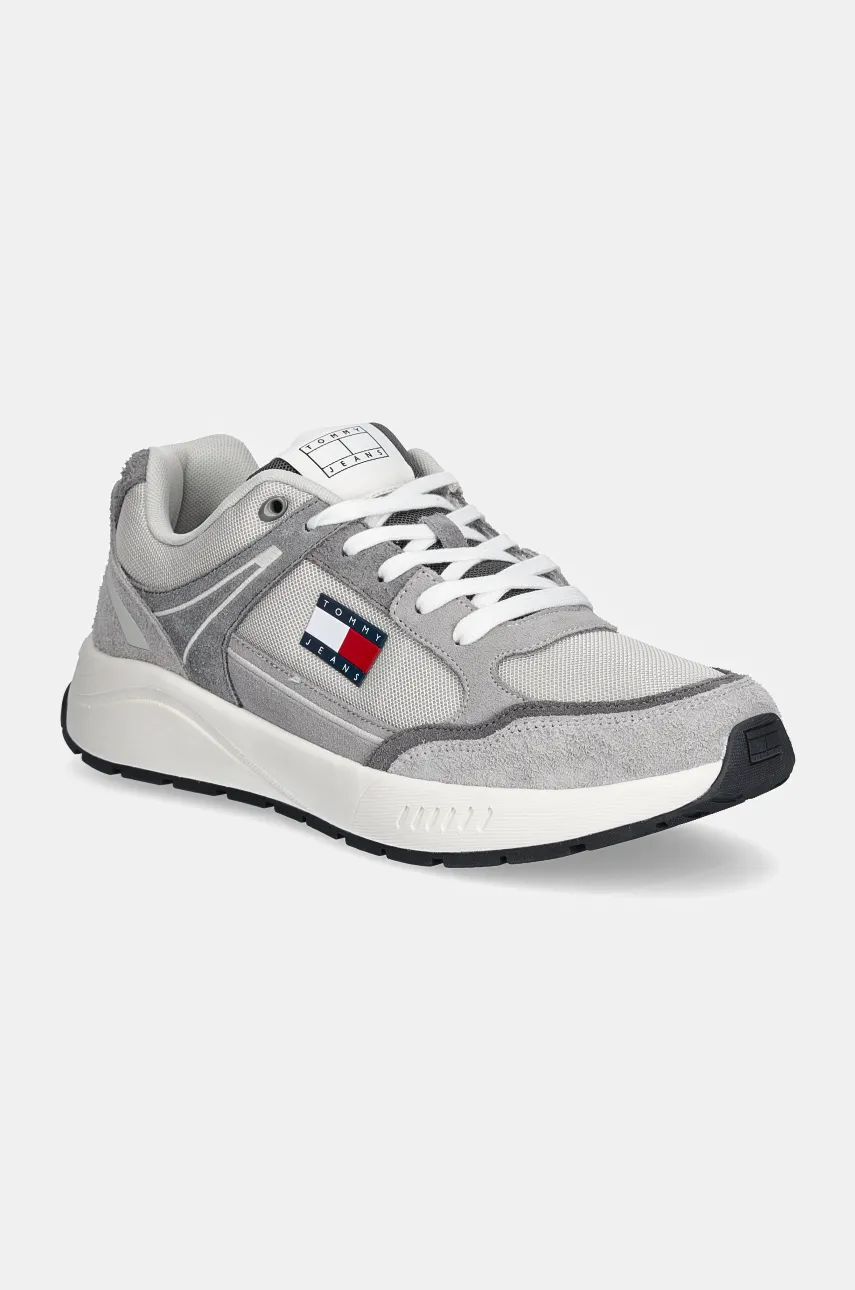 

Кроссовки Tommy Jeans TJM RUNNER MIX MATERIAL, серый