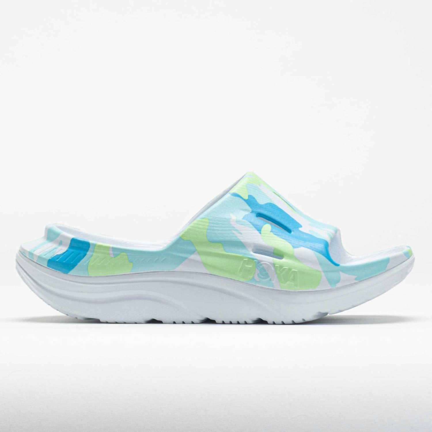 

Мужские сандалии Ora Recover Slide 3 в цвете Illusion White Hoka