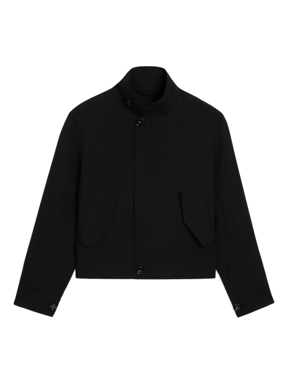 

Куртка Harrington с высоким воротником Ami Paris, черный